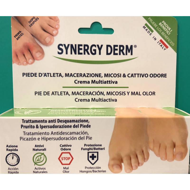 Synergy Derm Crema Multiattiva Piede D'atleta Ipersudorazione